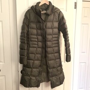North Face Long Puffer Coat